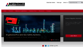 What Det-tronics.com website looked like in 2018 (6 years ago)