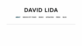 What Davidlida.com website looked like in 2018 (6 years ago)