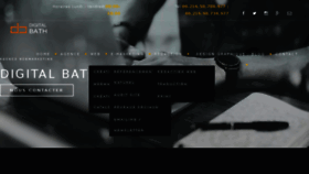 What Digitalbath.fr website looked like in 2018 (7 years ago)