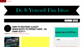 What Diyfunideas.com website looked like in 2018 (6 years ago)