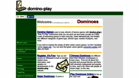What Domino-play.com website looked like in 2018 (6 years ago)