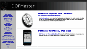 What Dofmaster.com website looked like in 2018 (6 years ago)