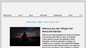 What Dok.sonntagszeitung.ch website looked like in 2018 (5 years ago)
