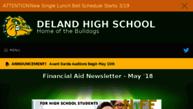 What Delandhs.org website looked like in 2018 (5 years ago)