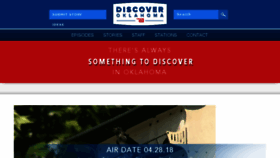What Discoveroklahomatv.com website looked like in 2018 (5 years ago)