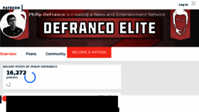 What Defrancoelite.com website looked like in 2018 (5 years ago)