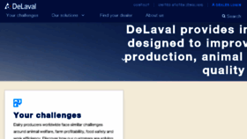 What Delaval-us.com website looked like in 2018 (5 years ago)
