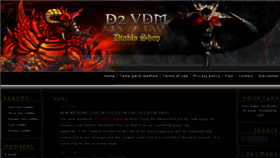 What D2vdm.com website looked like in 2018 (5 years ago)