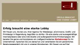 What Die-lobby.de website looked like in 2018 (7 years ago)