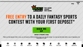 What Draftstreet.com website looked like in 2018 (6 years ago)