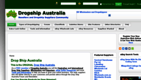 What Dropshipaustralia.com.au website looked like in 2018 (5 years ago)