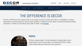 What Decorcabinets.com website looked like in 2018 (5 years ago)