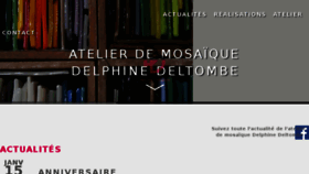 What Delphinedeltombe.com website looked like in 2018 (5 years ago)
