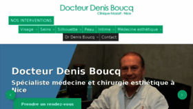 What Denisboucq.com website looked like in 2018 (6 years ago)