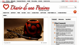What Diariodiunapassione.it website looked like in 2018 (5 years ago)