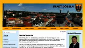 What Doebeln.de website looked like in 2018 (6 years ago)