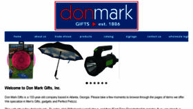 What Donmark.com website looked like in 2018 (5 years ago)