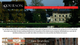 What Domaine-de-courson.fr website looked like in 2018 (5 years ago)