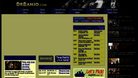 What Drbanjo.com website looked like in 2018 (5 years ago)