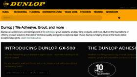 What Dunlop-adhesives.co.uk website looked like in 2018 (5 years ago)