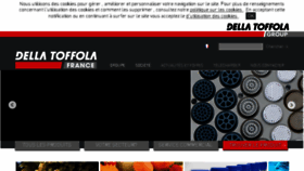What Dellatoffola.fr website looked like in 2018 (6 years ago)