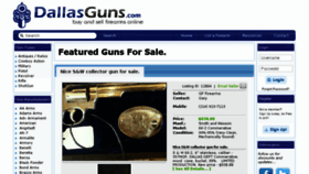 What Dallasguns.com website looked like in 2018 (5 years ago)