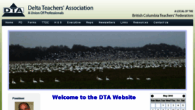 What Deltateachers.org website looked like in 2018 (6 years ago)