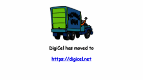 What Digicelinc.com website looked like in 2018 (5 years ago)