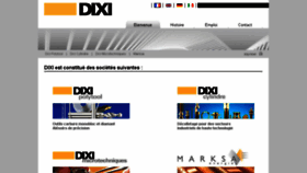 What Dixi.com website looked like in 2018 (6 years ago)
