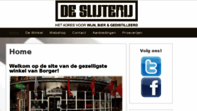 What Drankencentrumborger.nl website looked like in 2018 (6 years ago)