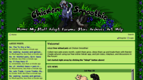What Down.chickensmoothie.com website looked like in 2018 (5 years ago)