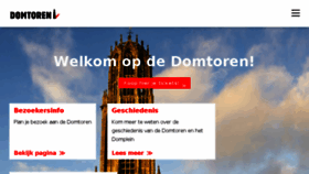 What Domtoren.nl website looked like in 2018 (5 years ago)