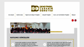 What Deneyimseltasarimogretisi.com website looked like in 2018 (5 years ago)