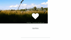 What Debs-world.com website looked like in 2018 (6 years ago)