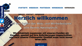 What Dhpdesign24.de website looked like in 2018 (5 years ago)