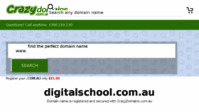 What Digitalschool.com.au website looked like in 2018 (5 years ago)