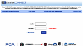 What Dealerconnect.com website looked like in 2018 (7 years ago)