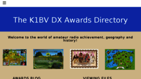 What Dxawards.com website looked like in 2018 (5 years ago)