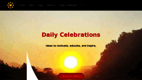 What Dailycelebrations.com website looked like in 2018 (5 years ago)