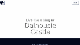 What Dalhousiecastle.co.uk website looked like in 2018 (5 years ago)