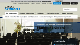 What Danskeadvokater.dk website looked like in 2018 (5 years ago)