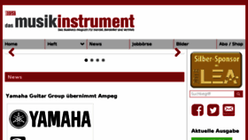 What Das-musikinstrument.de website looked like in 2018 (5 years ago)