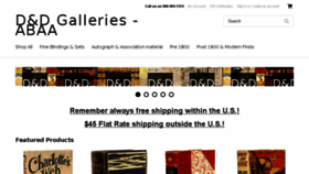 What Dndgalleries.com website looked like in 2018 (5 years ago)