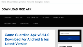 What Downloadmodsapk.com website looked like in 2018 (5 years ago)