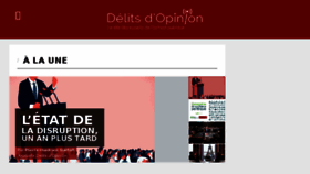 What Delitsdopinion.com website looked like in 2018 (5 years ago)