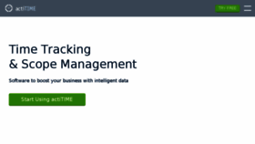 What Demo.actitime.com website looked like in 2018 (6 years ago)