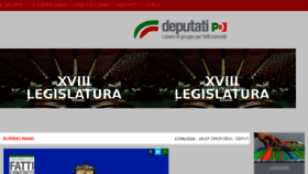 What Deputatipd.it website looked like in 2018 (5 years ago)