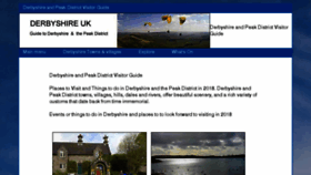 What Derbyshireuk.net website looked like in 2018 (5 years ago)