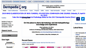 What Dermpedia.org website looked like in 2018 (5 years ago)