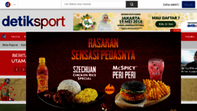 What Detiksport.com website looked like in 2018 (5 years ago)